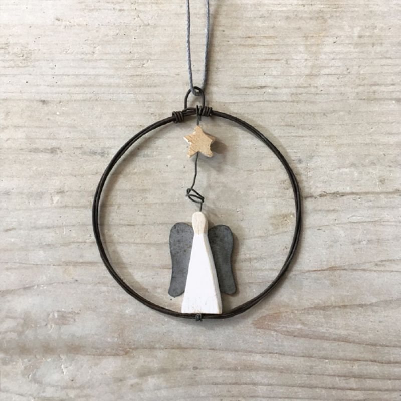 Στεφάνι σύρμα μικρό 7,5εκ. - Άγγελος