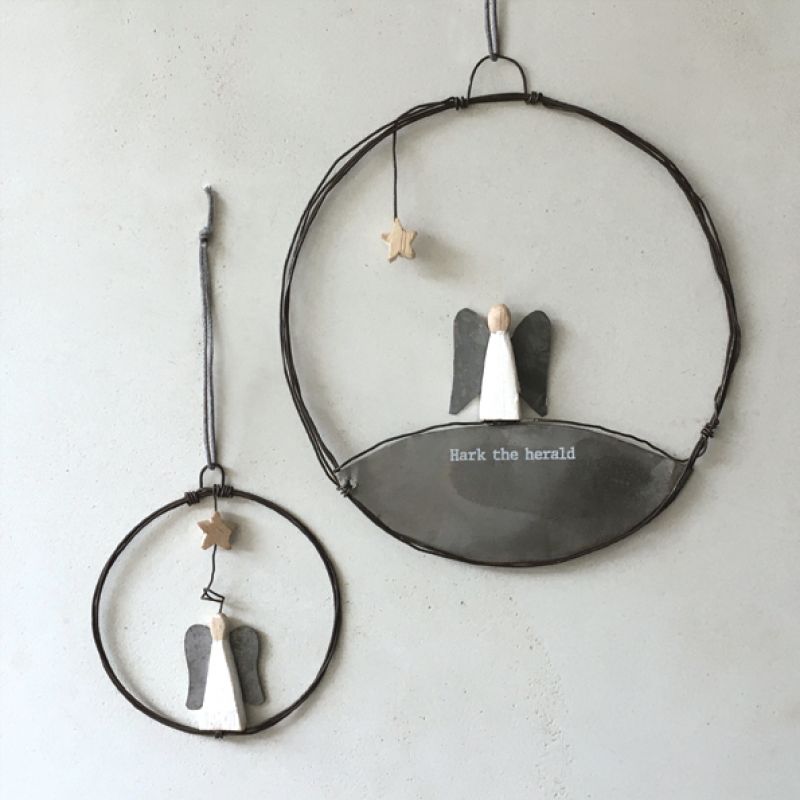 Στεφάνι σύρμα μεγάλο 15,5εκ. - Άγγελος