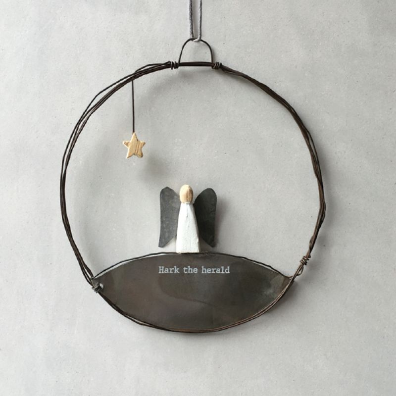 Στεφάνι σύρμα μεγάλο 15,5εκ. - Άγγελος