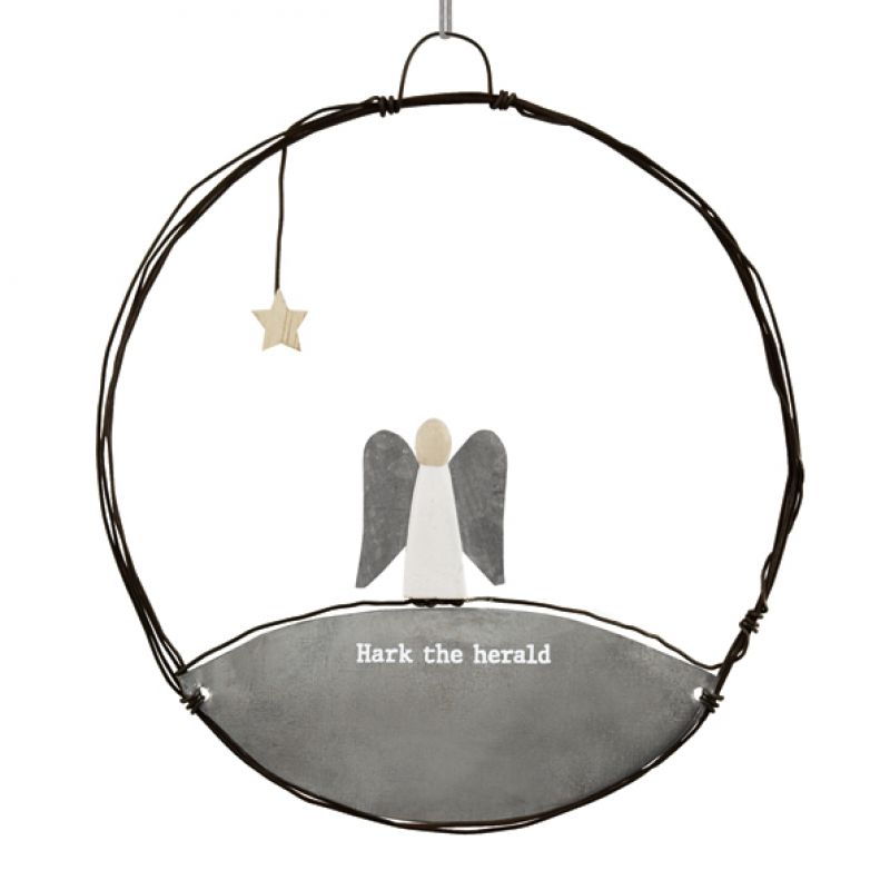 Στεφάνι σύρμα μεγάλο 15,5εκ. - Άγγελος