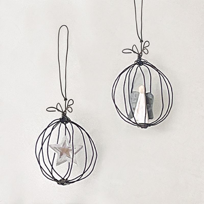 Wire bauble-Angel