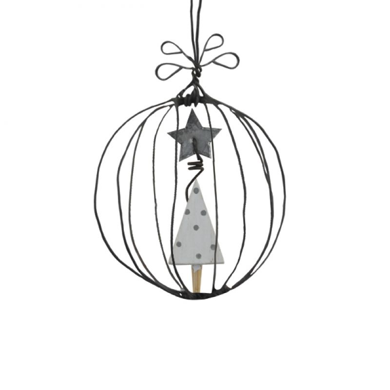 Wire bauble-Christmas tree