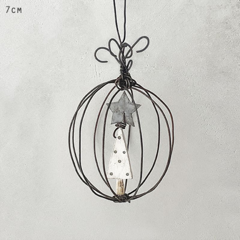 Wire bauble-Christmas tree