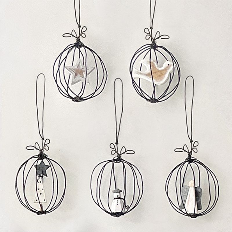 Wire bauble-Dove