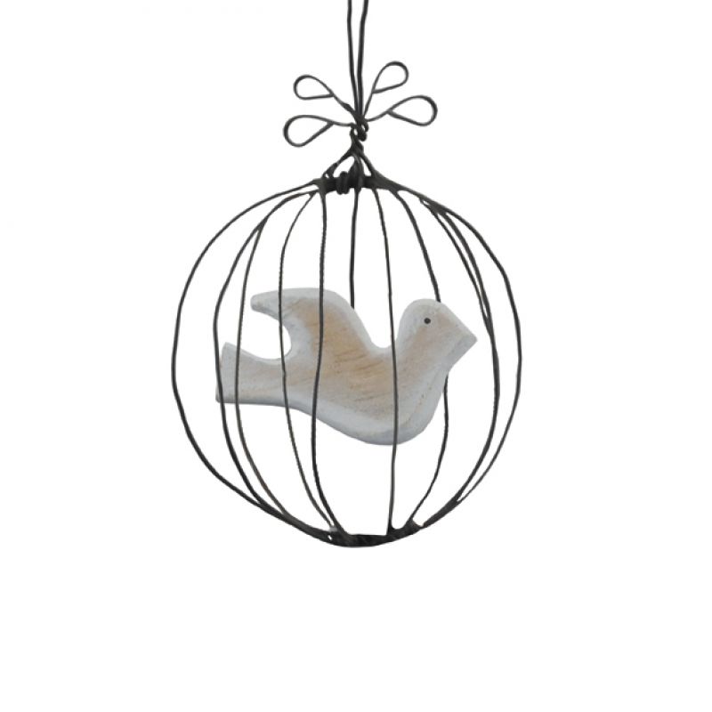 Wire bauble-Dove