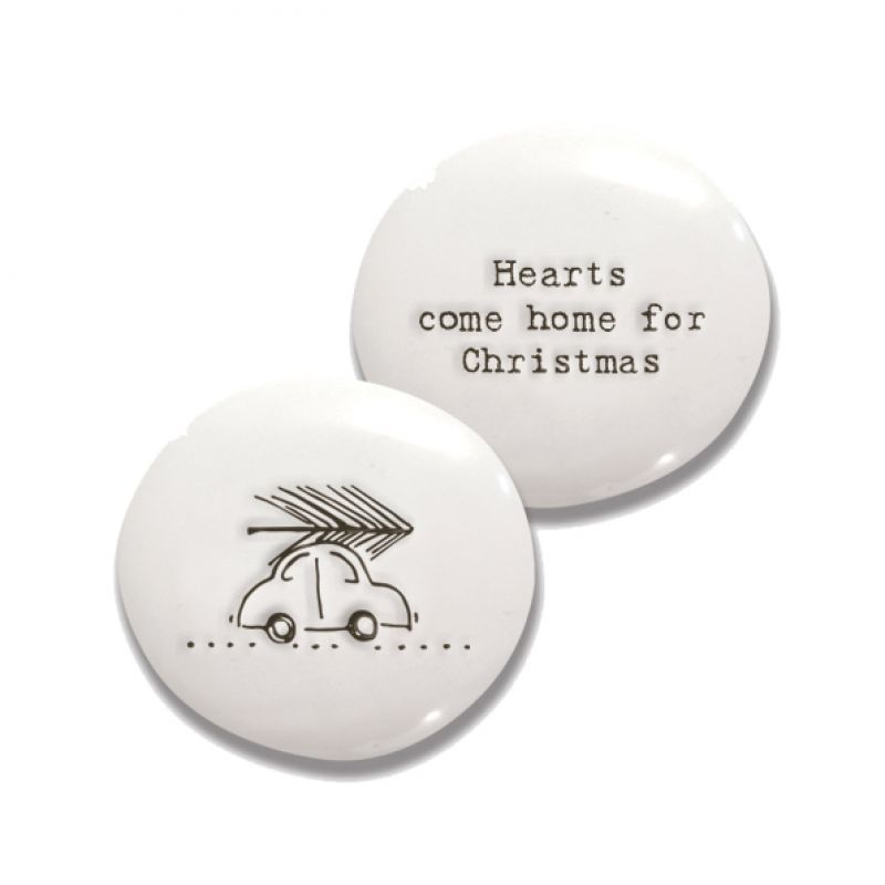 Porcelain pebble – Hearts come home...