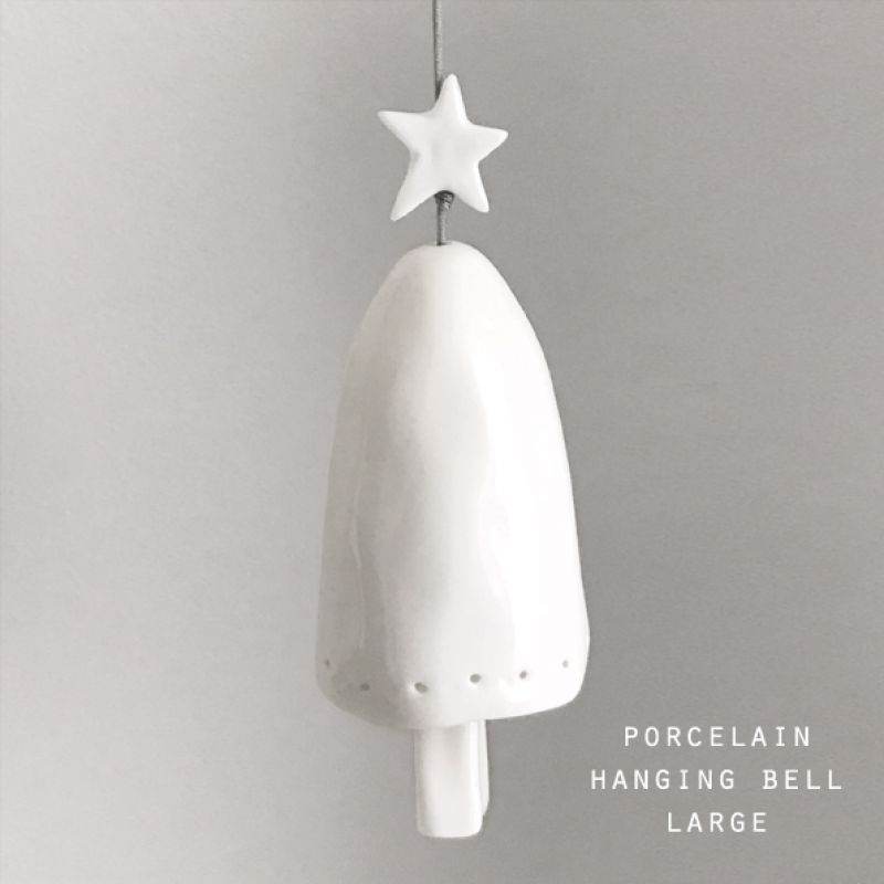 Porcelain hanging bell-Large