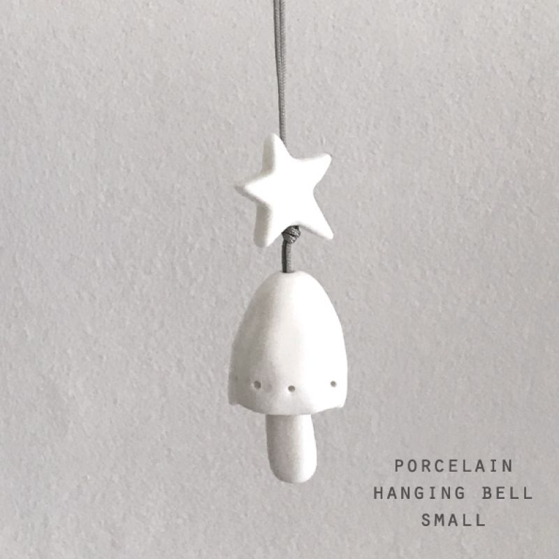 Porcelain hanging bell-Small