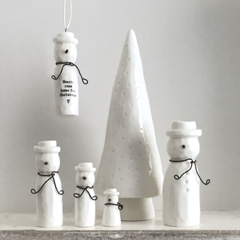 Porcelain hanger-Snowman