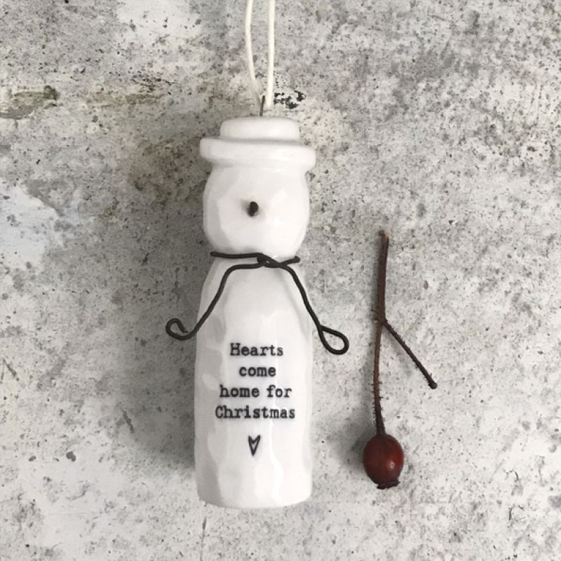 Porcelain hanger-Snowman