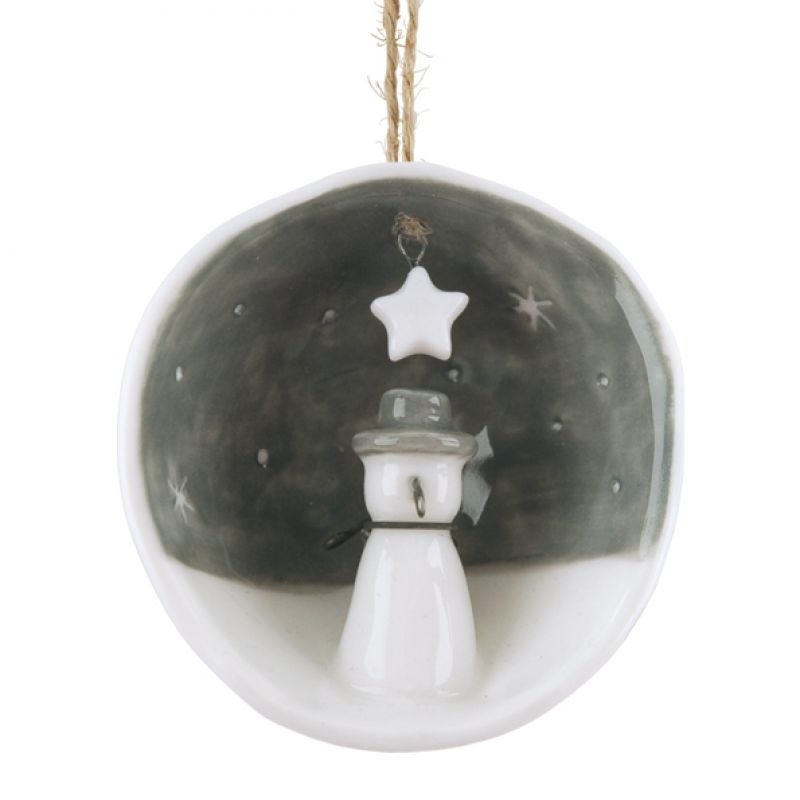 Half porcelain bauble-If kisses were …