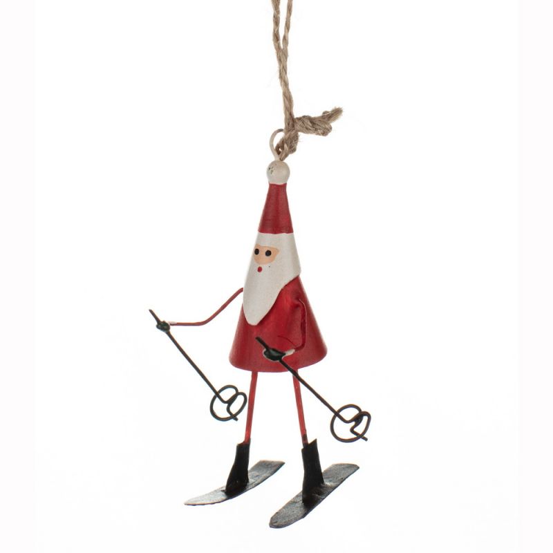 Mini Ski Santa 7,5cm