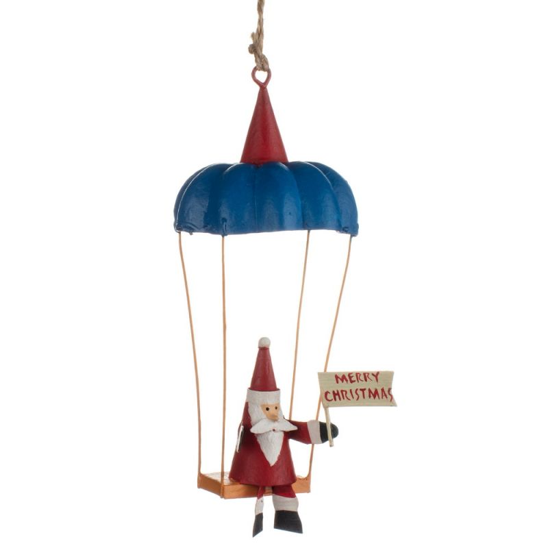 Parachuting Santa 15x7x7