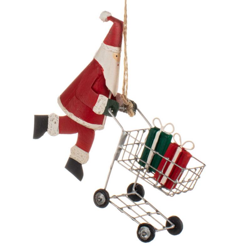 Shopping Santa 10x10x3