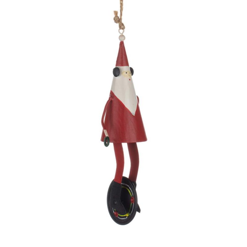 Santa on Electric Unicycle