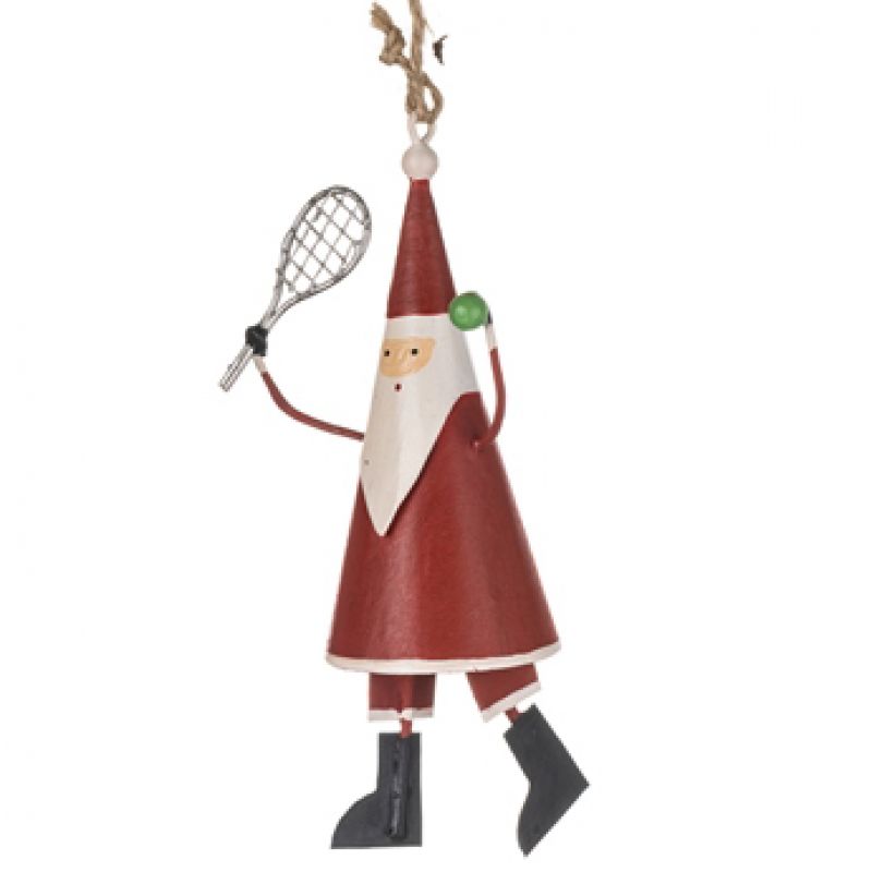 Tennis Santa 15x4x4cm