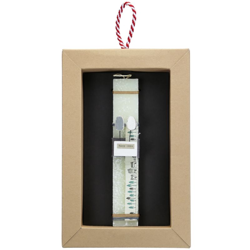 Λαμπάδα 20 Σύνθεση Δέντρα - Κρεμ