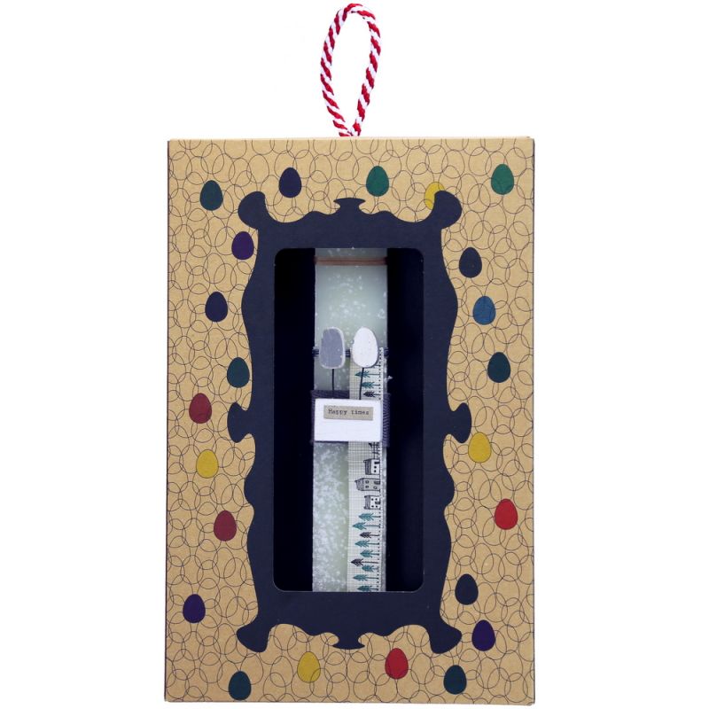 Λαμπάδα 20 Σύνθεση Δέντρα - Κρεμ