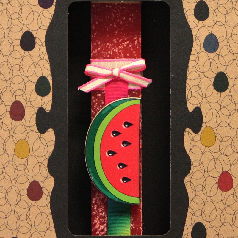 Easter Candle Watermelon magnet