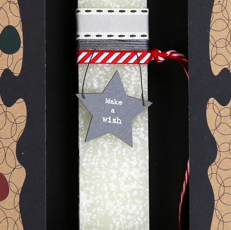 Easter Candle Little star sign