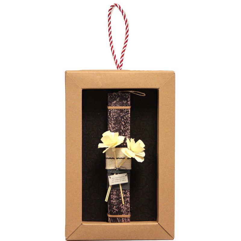 Easter Candle Little sign  – All the  flowers 