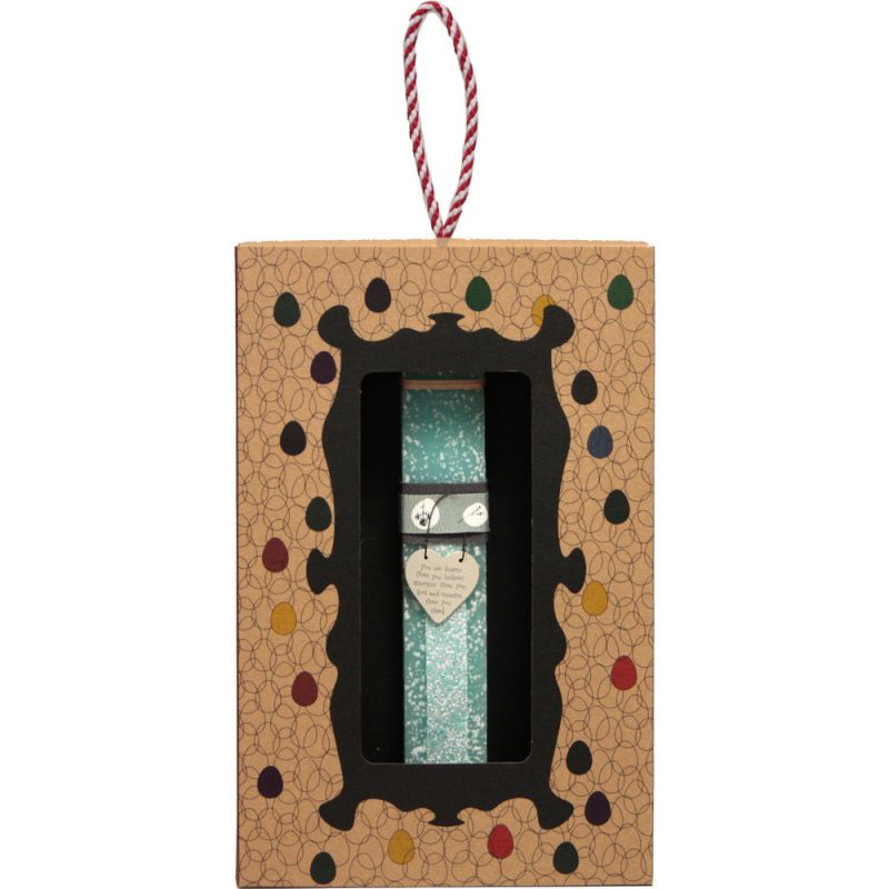 Λαμπάδα 20εκ. Καρδούλα με μήνυμα