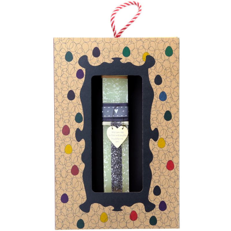 Λαμπάδα 20εκ. Καρδούλα με μήνυμα