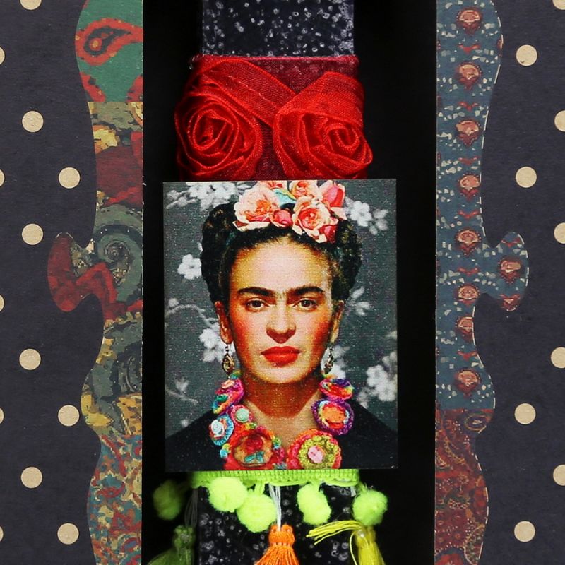 Λαμπάδα 20 Μαγνητάκι Frida - Γκρι