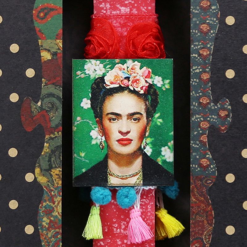 Λαμπάδα 20 Μαγνητάκι Frida - Κοραλί