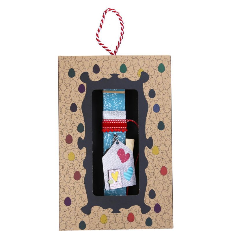 Easter Candle Keyring house