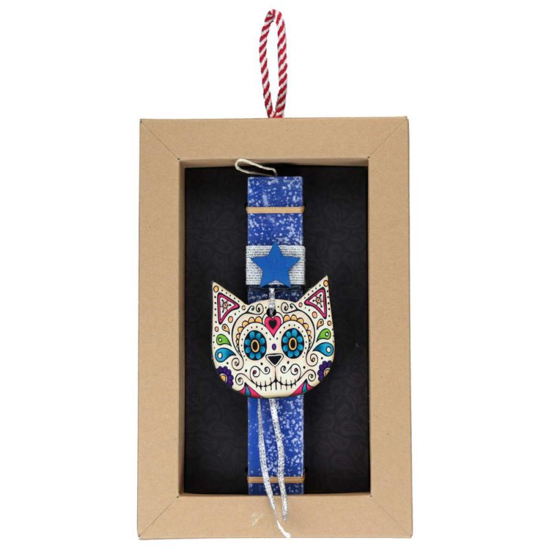 Easter Candle Hanging dec Tatoo Cat