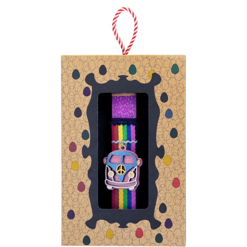 Easter Candle Camper key ring