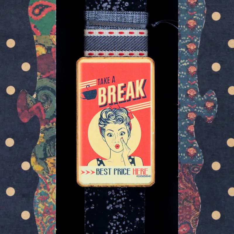 Λαμπάδα 20 εκ.Vintage μαγνητάκι - Break