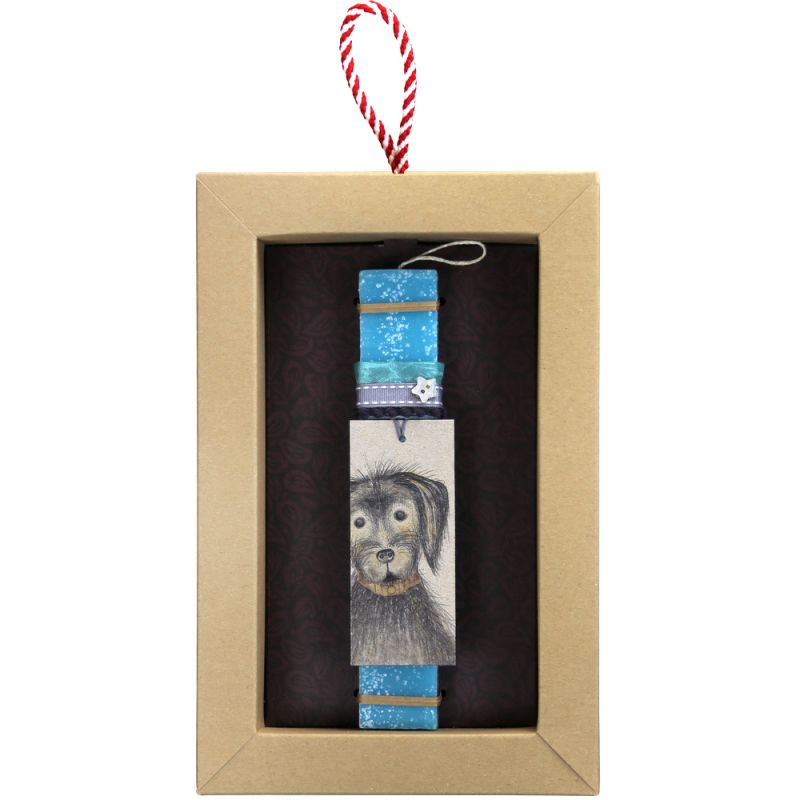 Easter Candle Dog tag-Ted