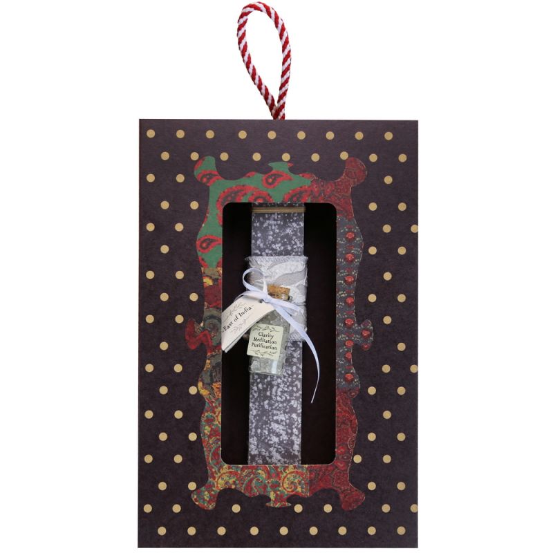 Easter candle with Crystals - Clear Quartz 5.5x2cm