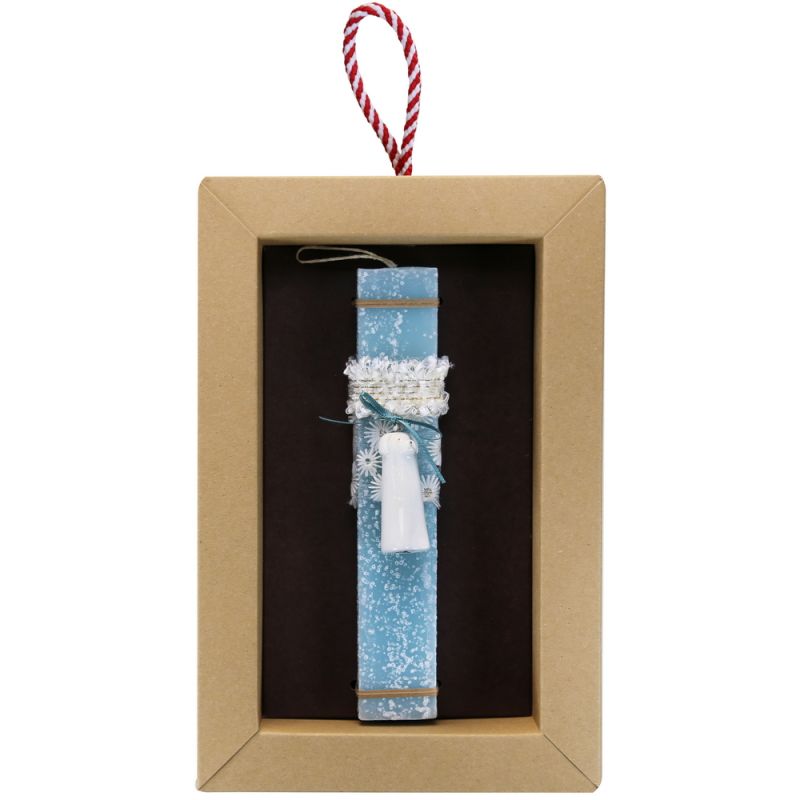 Easter candle with Porcelain Animal - Dog
