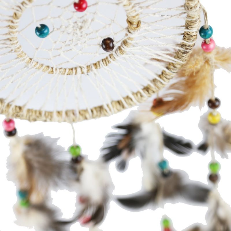 Natural Hemp Double Ring Dreamcatcher