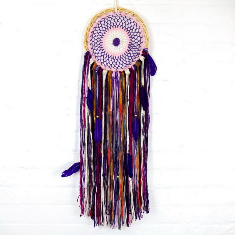 Dream catcher Large 30cm Purple