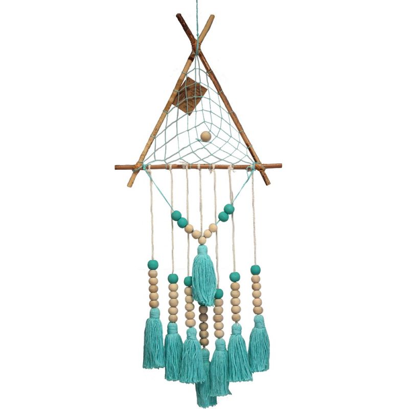 Dream catcher triangle blue