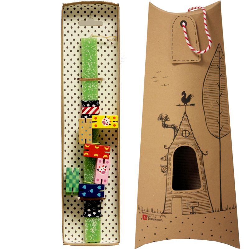 Easter Candle wooden puzzl