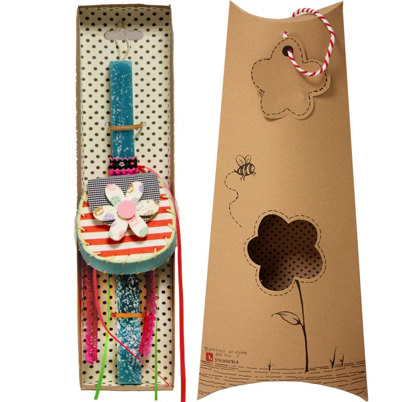 Easter Candle Purse with flower