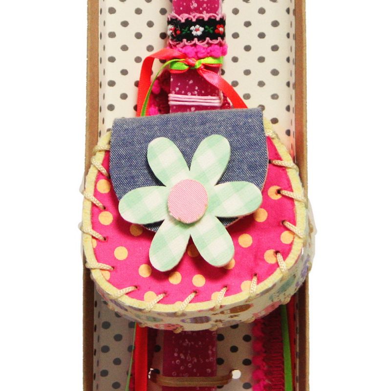 Easter Candle Purse with flower