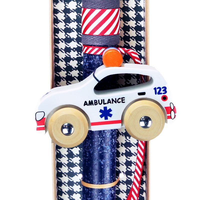 Easter Candle wooden SUV