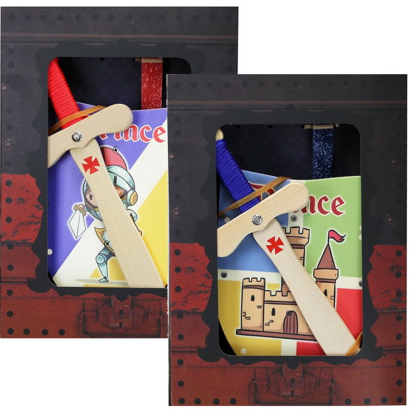 Λαμπάδα (lg) Ασπίδα & Σπαθί Πρίγκιπας (4σχ.)