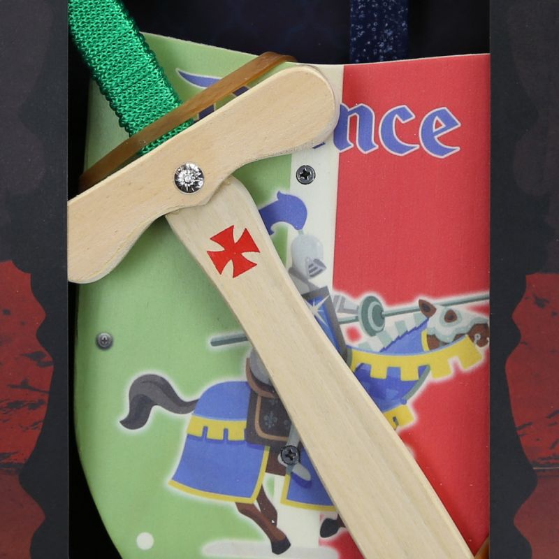 Easter Candle Wooden shield & sword Prince