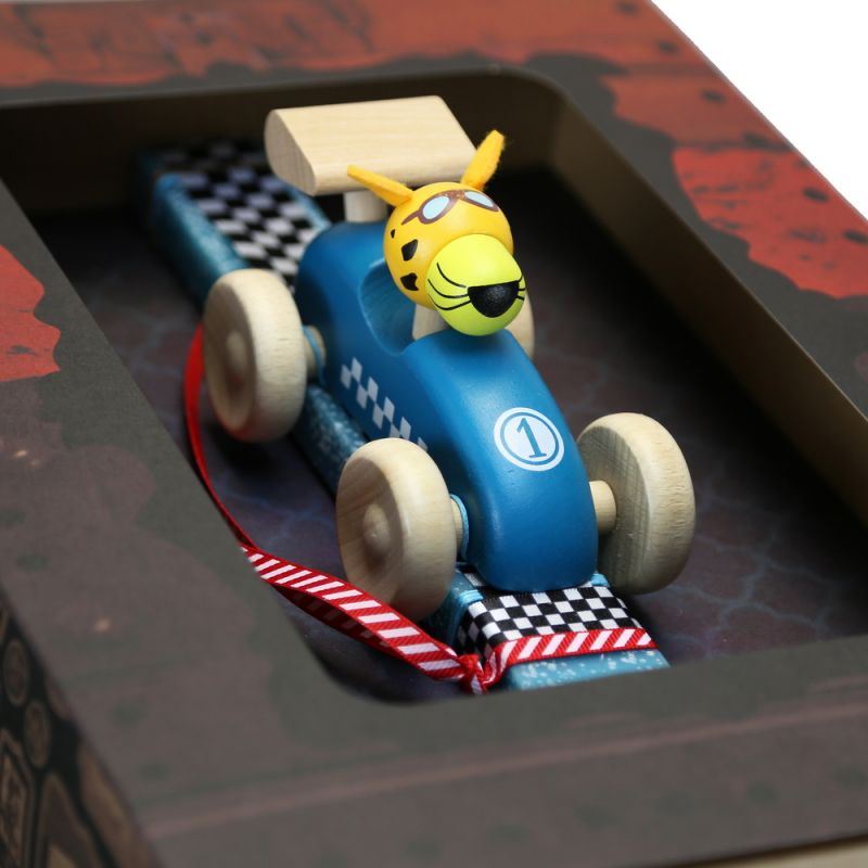 Easter Candle Car with tiger driver
