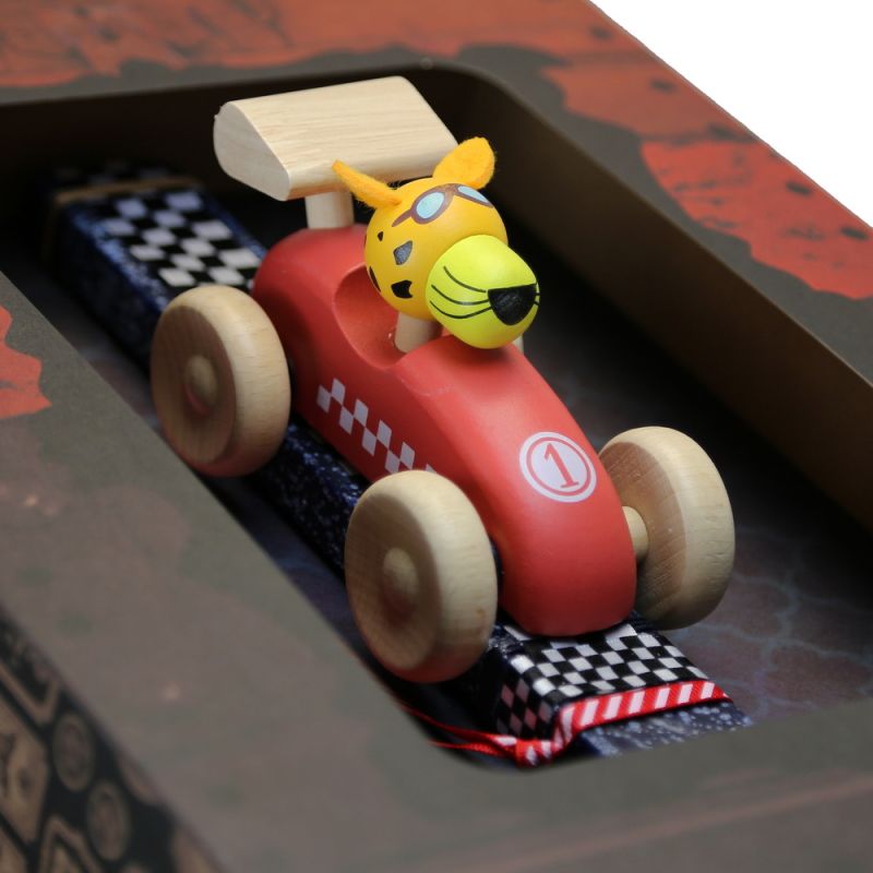 Easter Candle Car with tiger driver