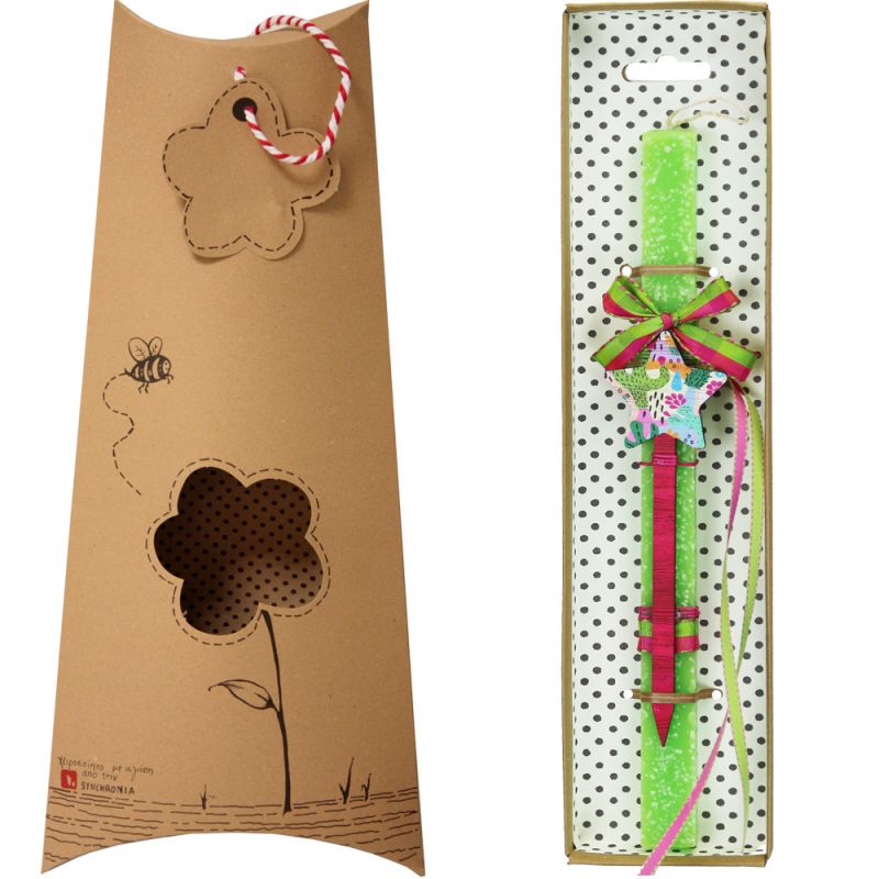 Easter Candle Wooden hair pin