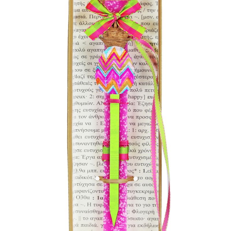 Easter Candle Wooden hair pin