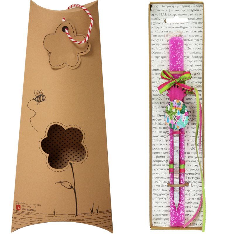 Easter Candle Wooden hair pin